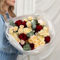 Сборный букет с розами для Мамы