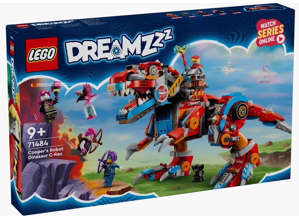 Конструктор LEGO Dreamzzz 71484 «Робот-динозавр Купера C-Rex»