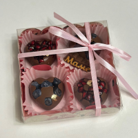 Новинка! Шоколадные сердечки с фруктами