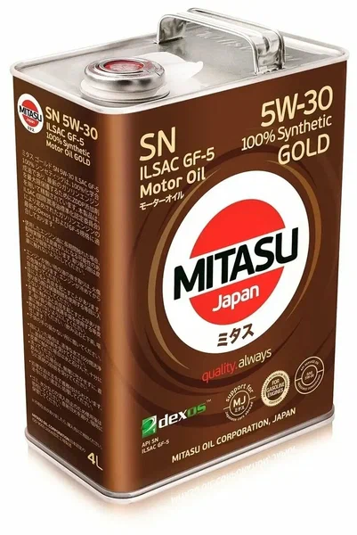 MITASU GOLD SN 5W-30, 6л