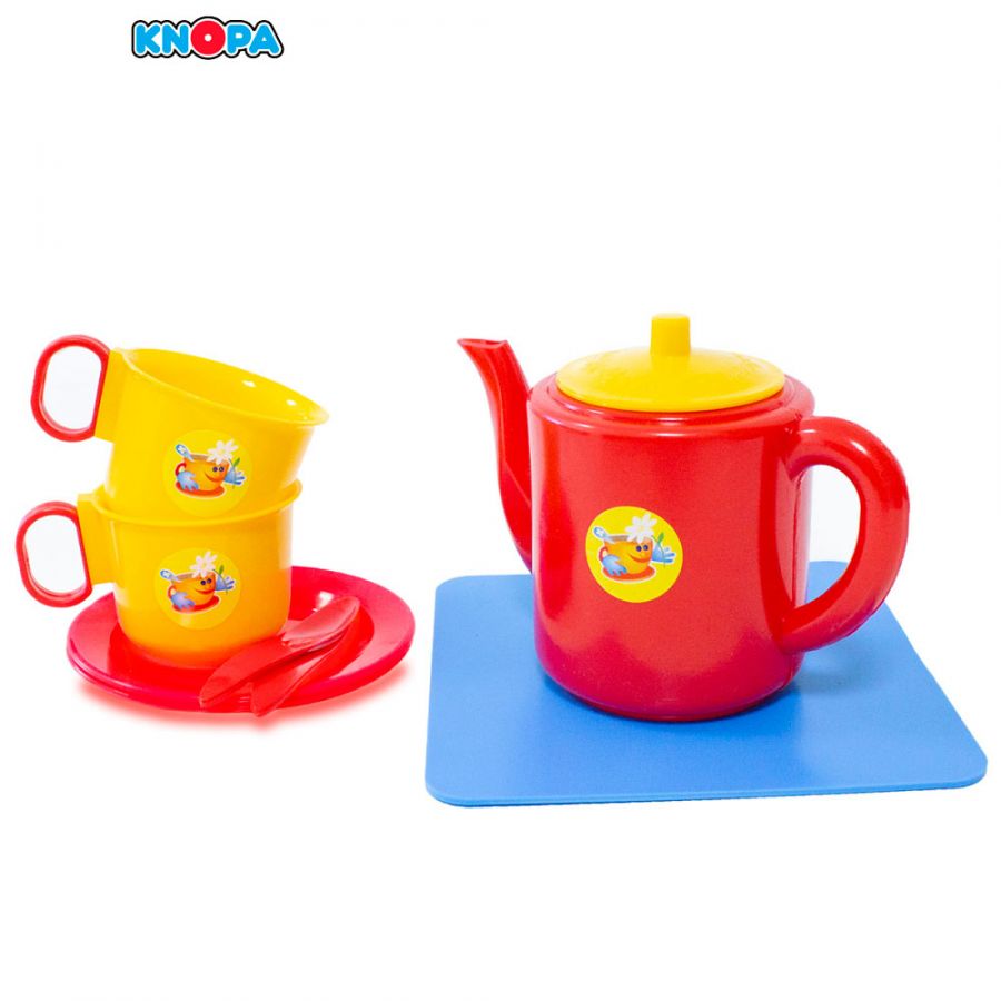 Посуда для кукол "Набор чашек с чайником"