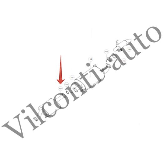 ГЛУШИТЕЛЬ СРЕДНЯЯ ЧАСТЬ TANK 500 1201123XGW04A 100% ОРИГИНАЛ