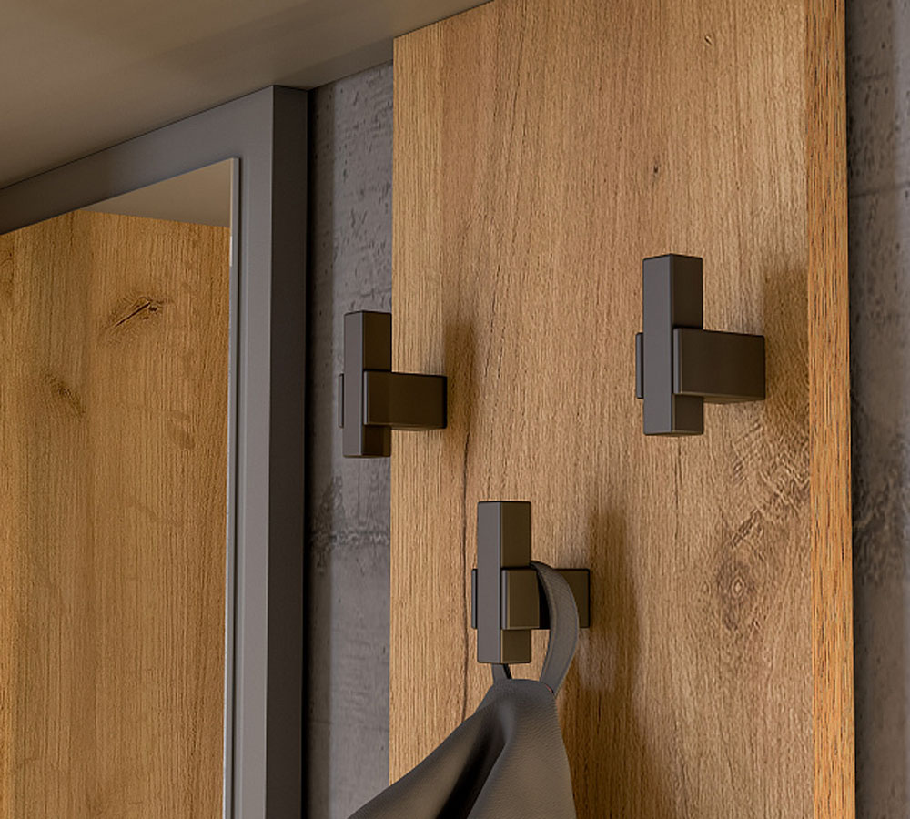 Вешалка с зеркалом АБРАУ