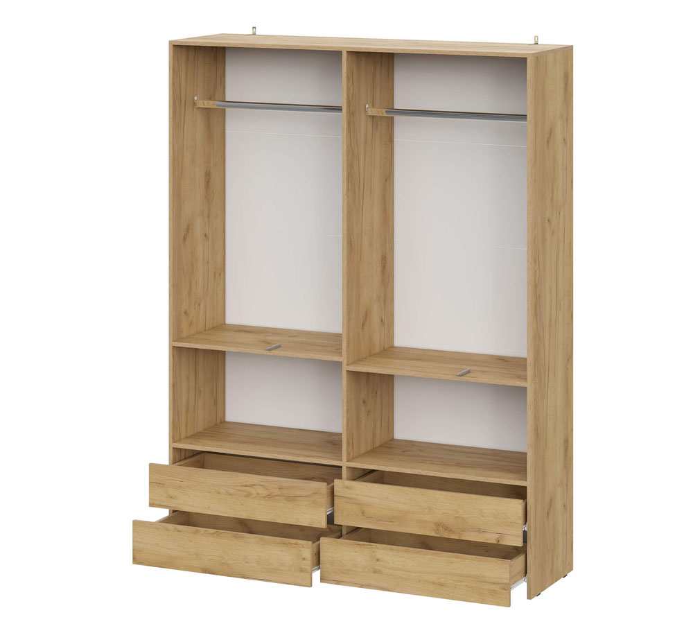 Шкаф 4х ств с ящиками Абрау