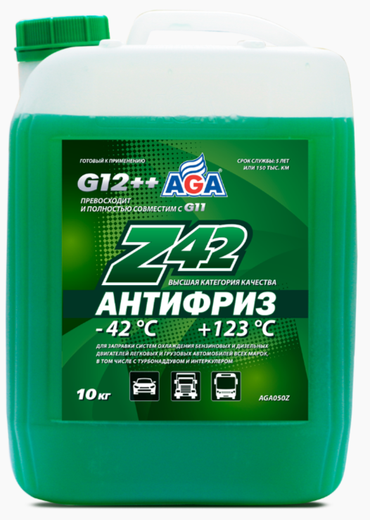 AGA-Z42, зеленый, –42 °С, G12++, 10кг