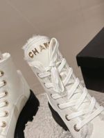 Ботинки Chanel с мехом Premium