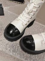 Ботинки Chanel с мехом Premium