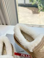 Лоферы PRADA с мехом Premium