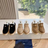 Лоферы PRADA с мехом Premium