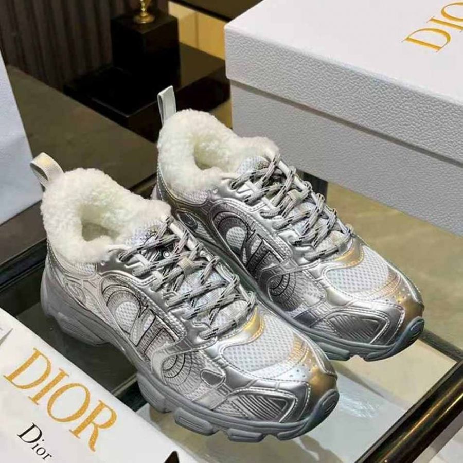 Кроссовки DIOR с мехом Premium