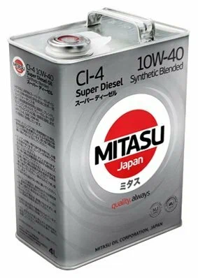 MITASU SUPER LA DIESEL Plus CK-4 10W-40, 4л