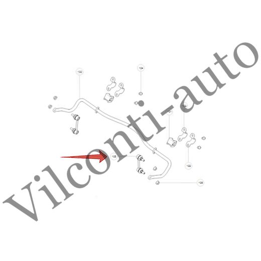 СТОЙКА ЗАДНЕГО СТАБИЛИЗАТОРА L/R TANK 300 2916114XGW04A 100% ОРИГИНАЛ