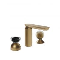 Смеситель для раковины Gessi Perle 74748 без донного клапана с вентилем-полусферой из муранского стекла Balloton и вентилем-сферой из муранского стекла Battuto схема 15 Смеситель для раковины Gessi Perle 74748 без донного клапана с вентилем-полусферой из муранского стекла Balloton и вентилем-сферой из муранского стекла Battuto схема 15