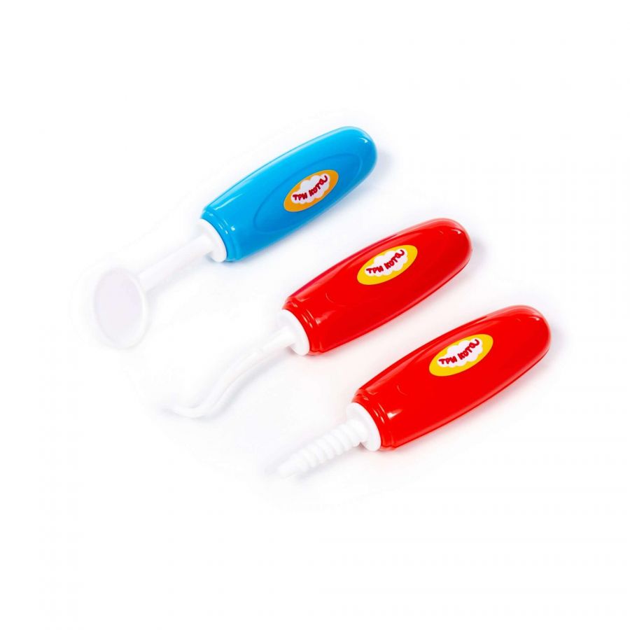 Набор "Три Кота" "Стоматолог" (15 элементов) (в чемоданчике)