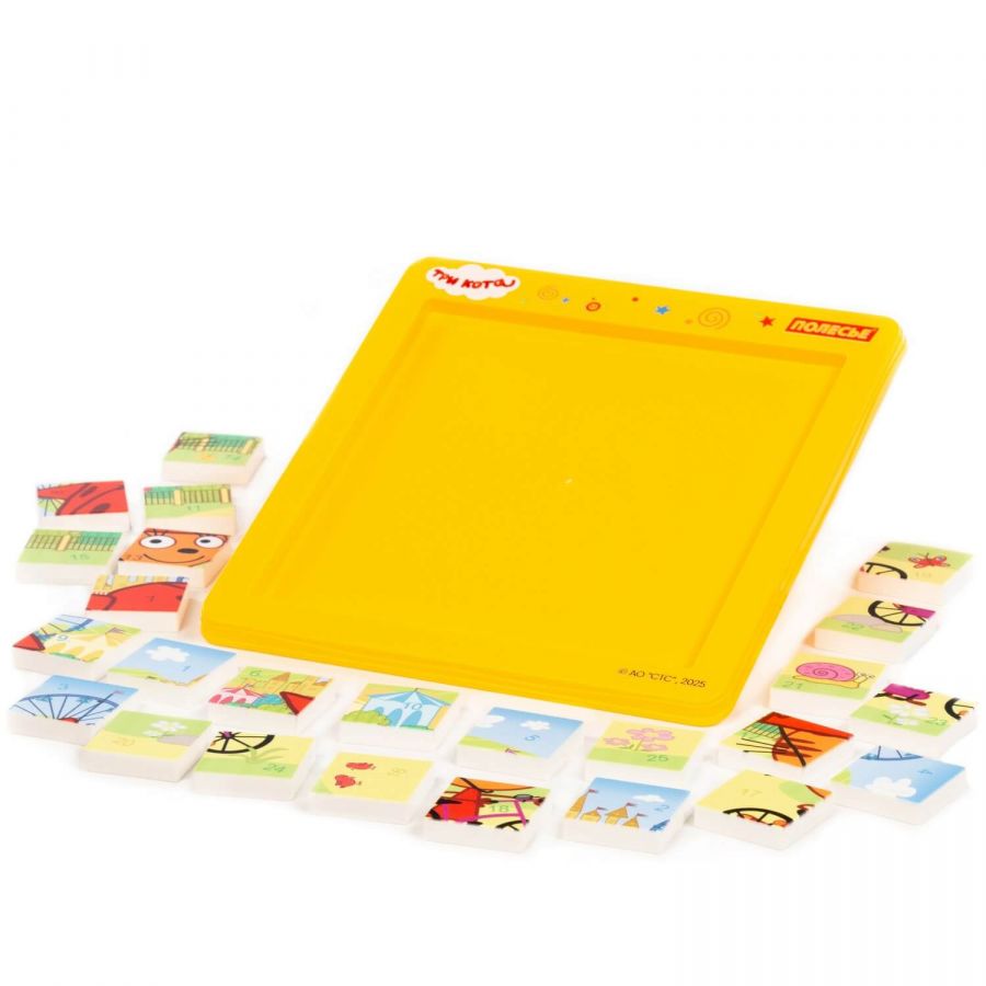 Игровой набор настольный "Три Кота" "Карамелька" (25 элементов) (в пакете)