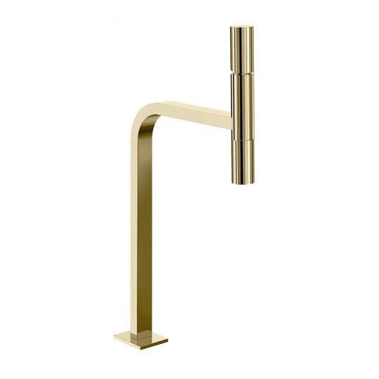 Смеситель для раковины Gessi Incastri 75253 с донным клапаном высота 46,1 см схема 4