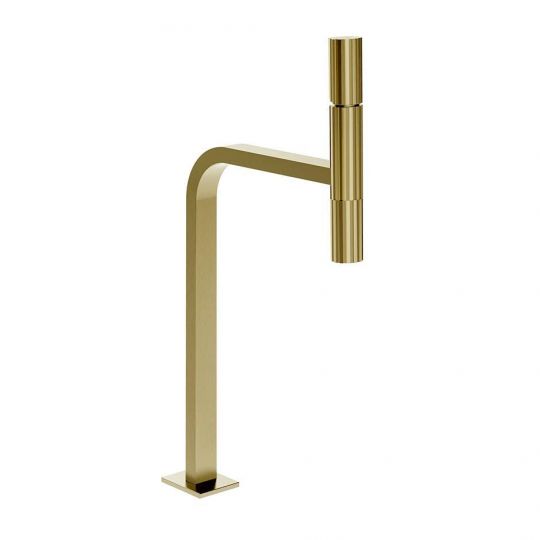 Смеситель для раковины Gessi Incastri 75253 с донным клапаном высота 46,1 см схема 5