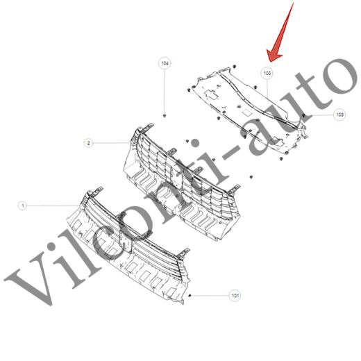КРЫШКА МОТОРНОГО ОТСЕКА TANK 700 5509101XKF10A8L 100% ОРИГИНАЛ