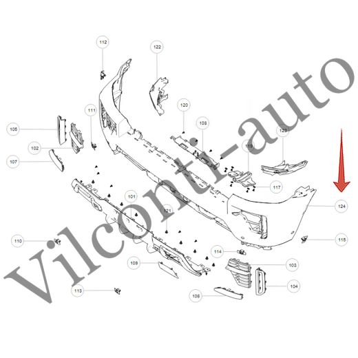 БАМПЕР ЗАДНИЙ TANK 700 TANK 2804290XKF14A 100% ОРИГИНАЛ