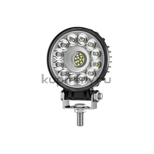 Светодиодная фара 16 ватт дальнего света 27 LED круглая 12/24 Вольт FR1826