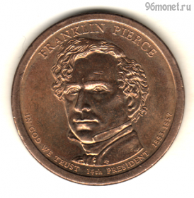 США 1 доллар 2010 P Пирс (14)