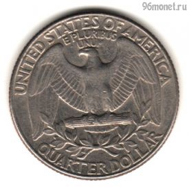 США 25 центов 1989 D