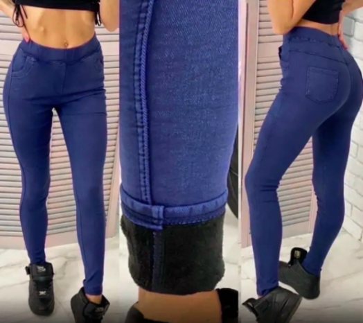 Джеггинсы теплые женские 51739