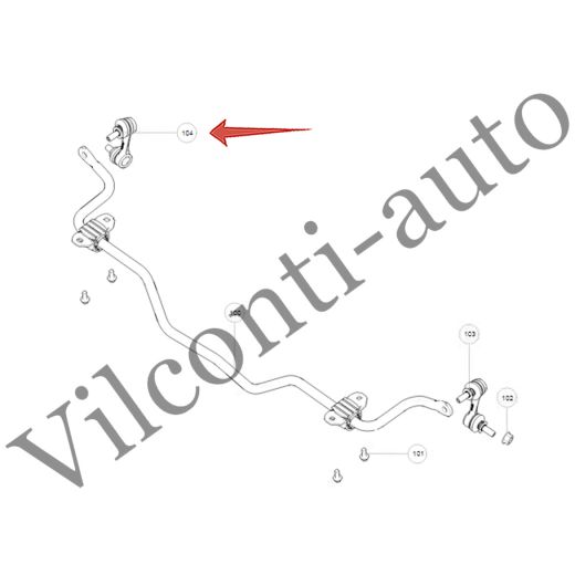 СТОЙКА ЗАДНЕГО СТАБИЛИЗАТОРА ПРАВАЯ TANK 700 2916109XKL01A 100% ОРИГИНАЛ