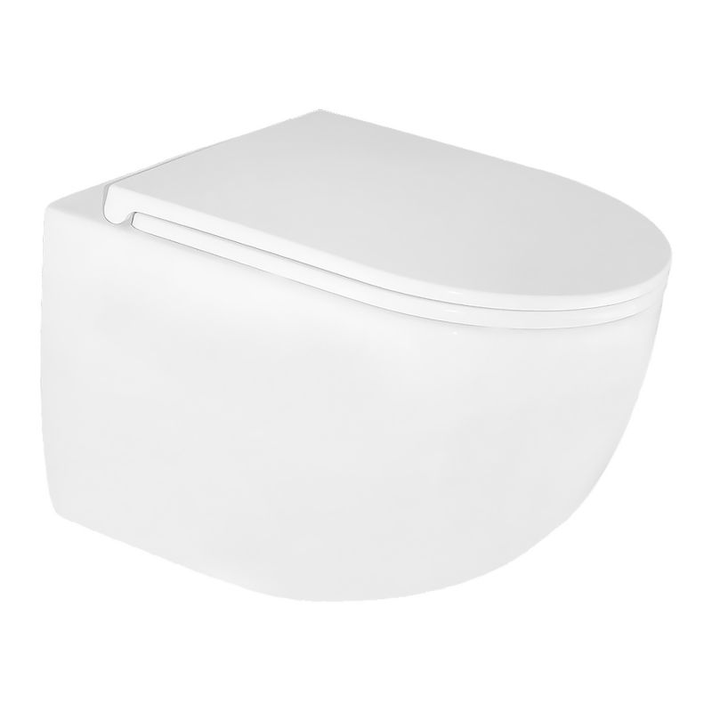 Унитаз подвесной Azario TERSO 495x360x370 безободковый, слив скрытое торнадо AZ-092E-UQ3