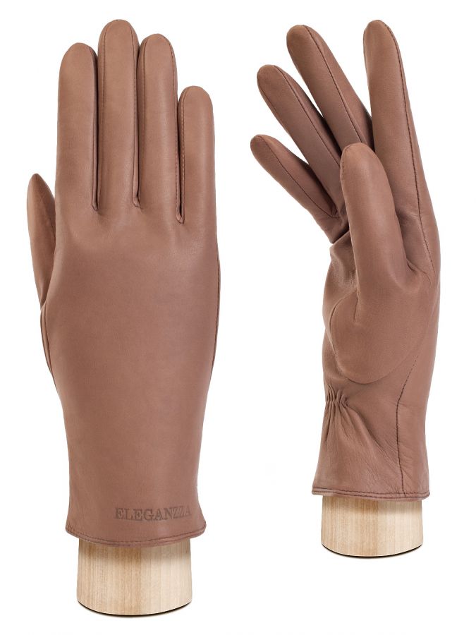 Перчатки женскиеские 100% ш IS00700 ginger ELEGANZZA