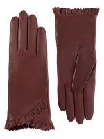 Перчатки женские 100% ш IS803 garnet ELEGANZZA