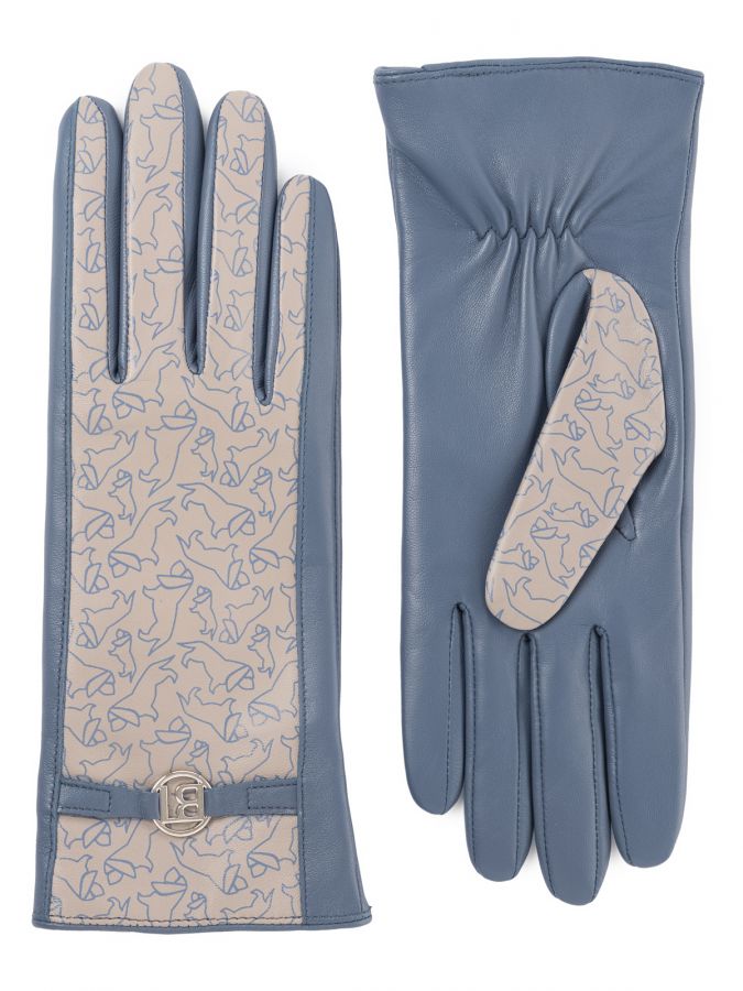 Перчатки жен п/ш LB-2534 denim/l.cacao LABBRA