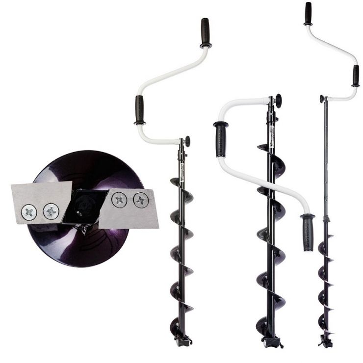 Ледобур ТОРНАДО-М2 Junior ф100 левое вращение, без чехла (LT-100L1.TJ-1) Тонар