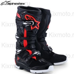 Мотоботы Alpinestars Tech 7 Enduro Drystar S26, черно-красные