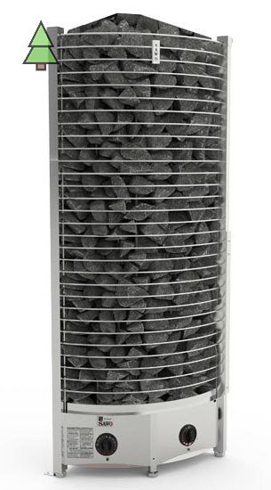 Электрическая печь SAWO TOWER TH3-60NB-CNR-P (6 кВт, встроенный пульт, угловая)