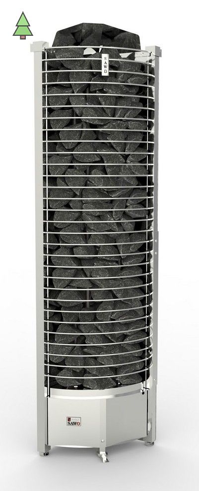 Электрическая печь SAWO TOWER TH6-105NS-CNR-P (10,5 кВт, угловая), выносной пульт (пульт и блок мощности докупаются отдельно)