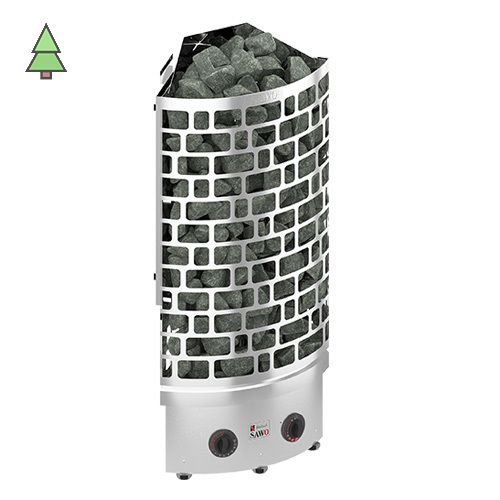 Электрическая печь SAWO ARIES ARI3-90NB-CNR-P (9 кВт, встроенный пульт, угловая, нержавейка)