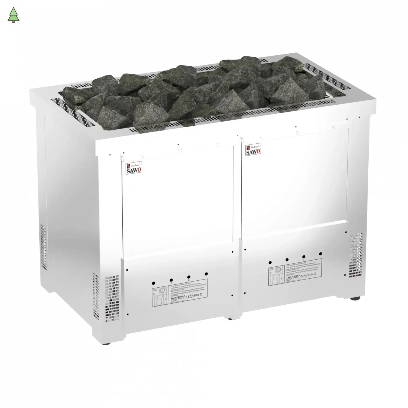 Электрическая печь SAWO TAURUS TAU-240NS-V12-G-P (24 кВт), выносной пульт (пульт и блок мощности докупаются отдельно)