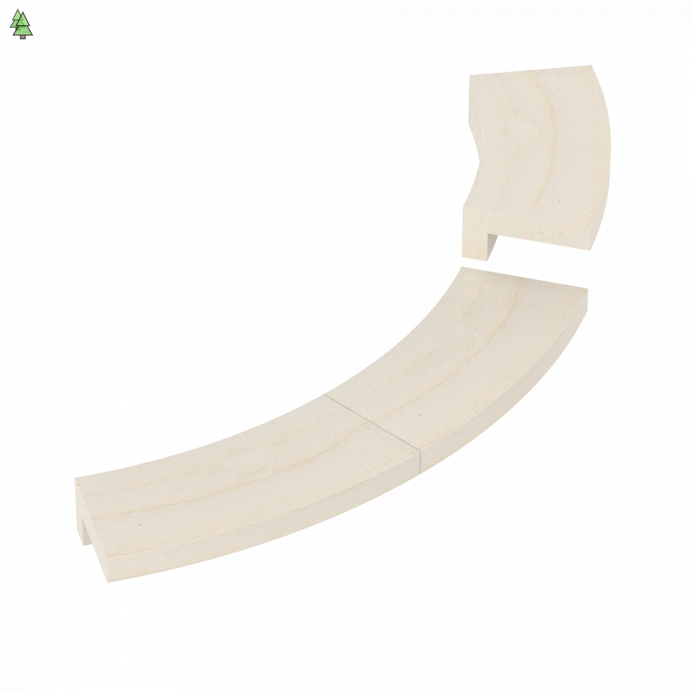 SAWO Монтажный фланец для печи TOWER TH6, осина, арт. TH-COLLAR-W6-CNR-A