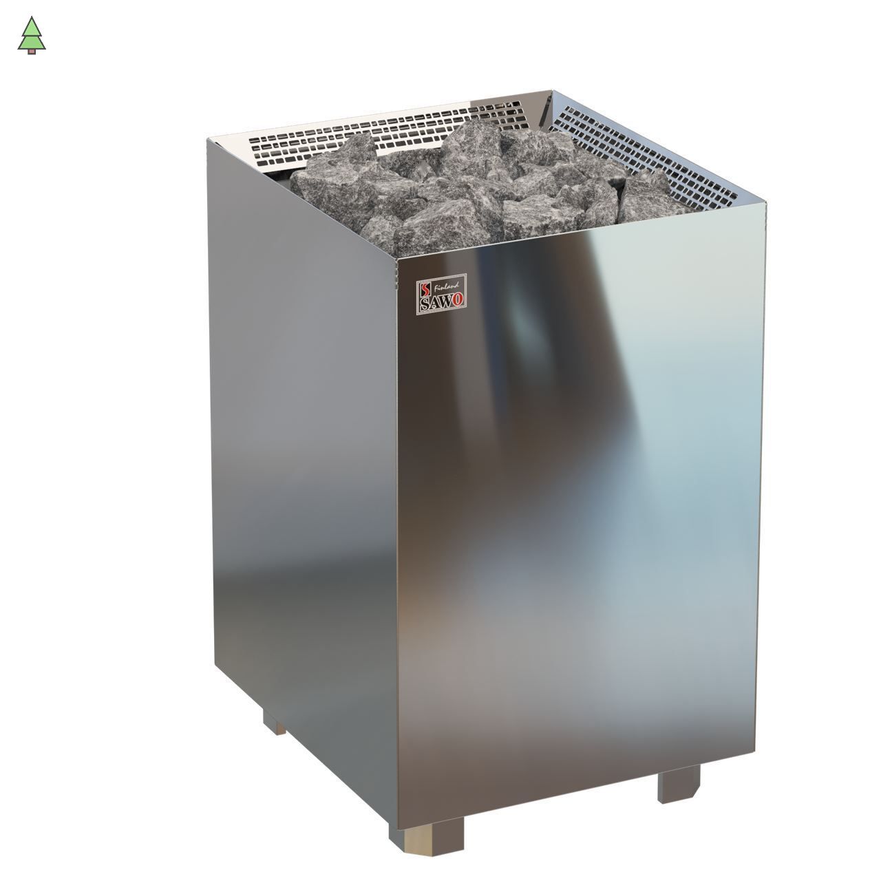 Электрическая печь SAWO NORDEX NRNF-240NS-V12-Z (24 кВт, внутри оцинковка,снаружи нержавейка, выносной пульт (пульт и блок мощности докупаются отдельно)