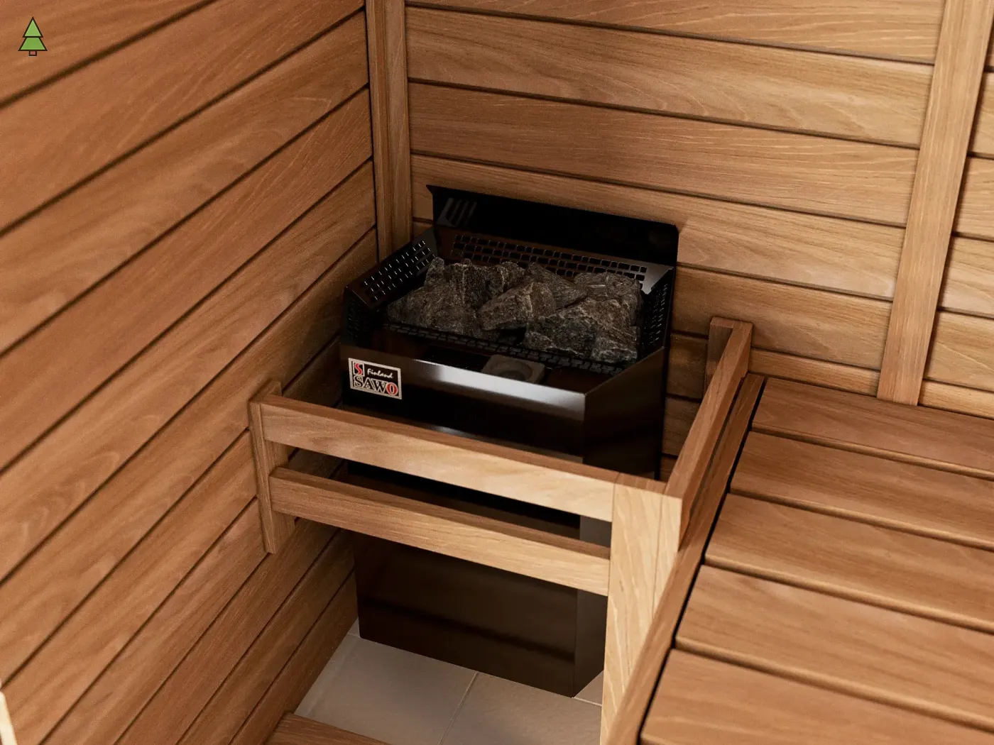 Электрическая печь SAWO NORDEX MINI COMBI NRMC-36NS-BL-Z (3 кВт,черная, с парогенератором,внутри оцинковка, снаружи нержавейка), выносной пульт (пульт и блок мощности докупаются отдельно)