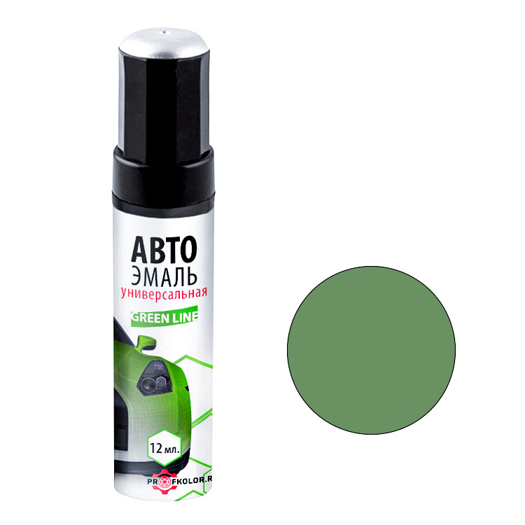 Карандаш с кисточкой для подкраски сколов на Chery Qq. Цвет Elegant Green. Код цвета: 6007