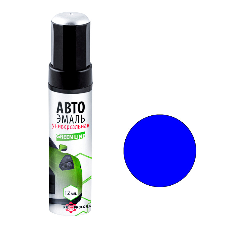 Карандаш с кисточкой для подкраски сколов на Faw Auto Red Flag. Цвет Aurora Blue. Код цвета: JGL