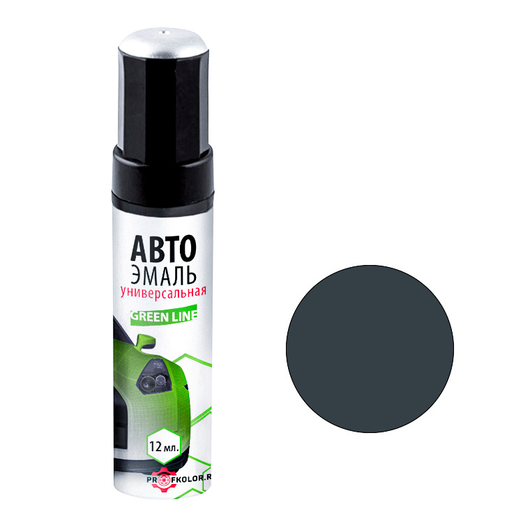 Карандаш с кисточкой для подкраски сколов на Geely Auto. Цвет Thunder Grey Met.. Код цвета: C13