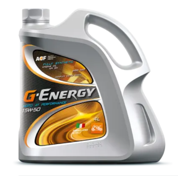 G-Energy Moto 4T Performance 15W-50, 4л