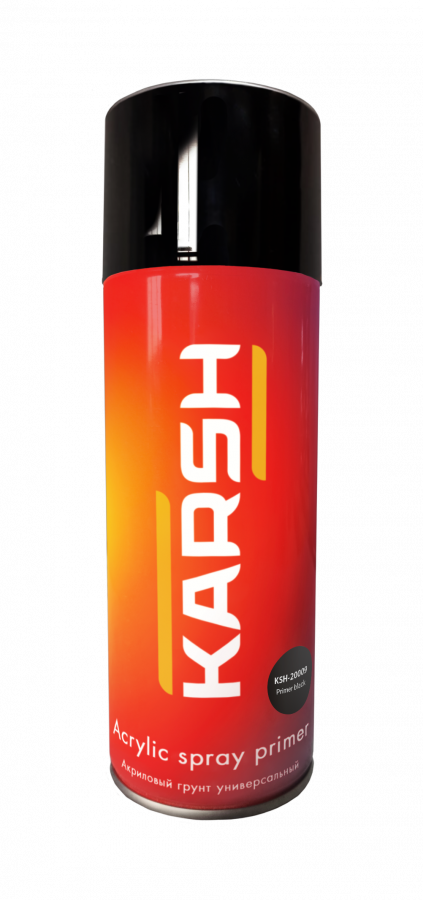 Karsh Грунт акриловый 400мл аэрозоль, черный