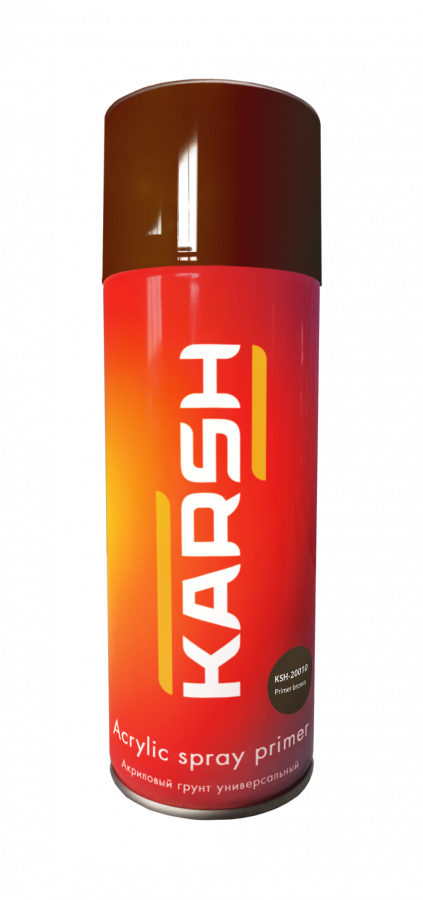 Karsh Грунт акриловый 400мл аэрозоль, коричневый