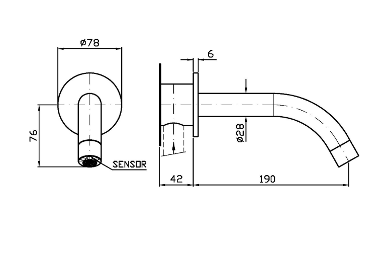 Сенсорный смеситель для раковины Zucchetti Isy22 ZIS1737 излив 19 см ФОТО