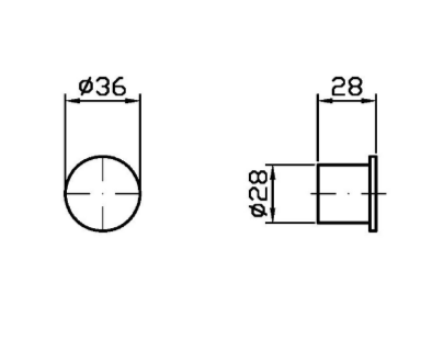Крючок Zucchetti Isy22 ZAF150 диаметр 3,6 см ФОТО