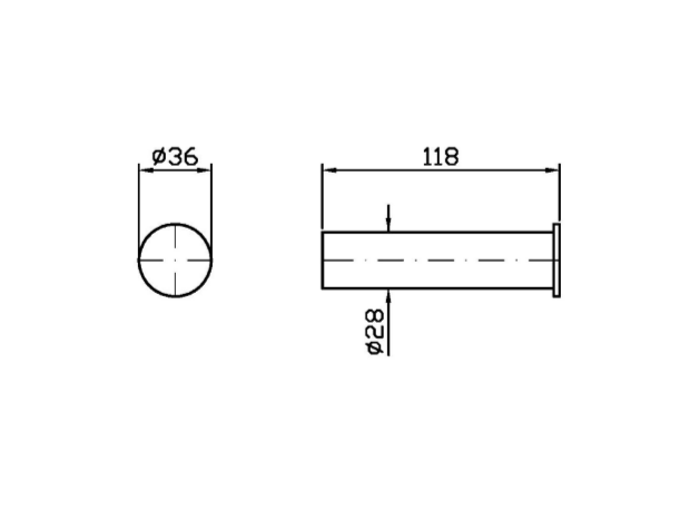 Держатель для туалетной бумаги Zucchetti Isy22 ZAF130 ФОТО